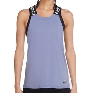 NIKE DRY ELASTIKA Tank Top in Light Blue NWT, S